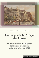 Theaterpraxis im Spiegel der Presse - Aleksandra Nadkierniczna-Stasik