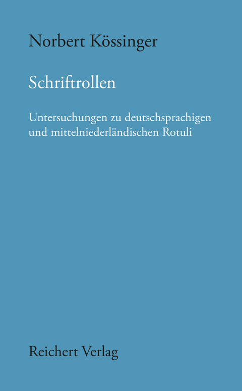 Schriftrollen - Norbert Kössinger