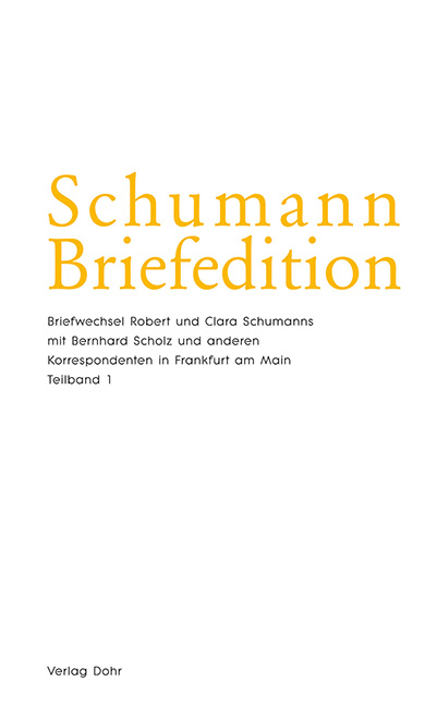 Schumann-Briefedition / Schumann-Briefedition II.16 - 