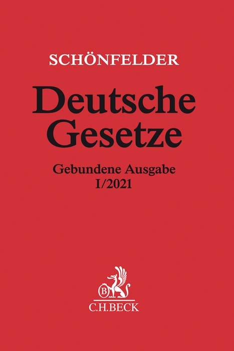 Deutsche Gesetze Gebundene Ausgabe I/2021 - 