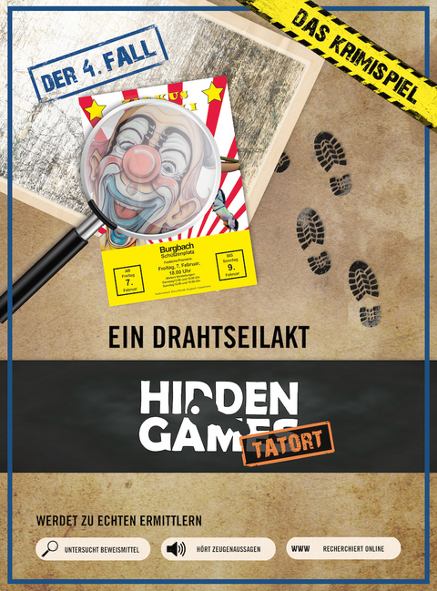 Krimi-Spielebox: Hidden Games Tatort - Ein Drahtseilakt (Fall 4)