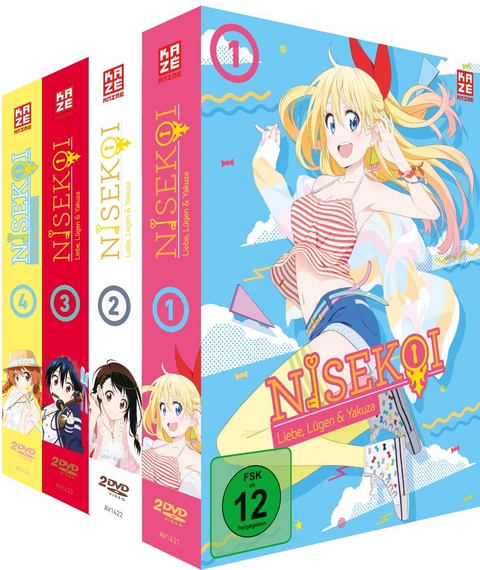Nisekoi - 1. Staffel - Gesamtausgabe - DVD-Box (8 DVDs) [ohne Schuber] - Akiyuki Shinbo, Naoyuki Tatsuwa
