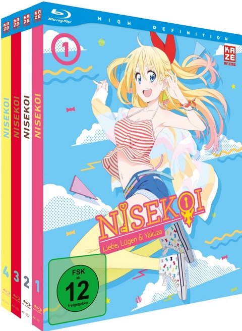 Nisekoi - 1. Staffel - Gesamtausgabe - Blu-ray-Box (4 Blu-rays) [ohne Schuber] - Akiyuki Shinbo, Naoyuki Tatsuwa