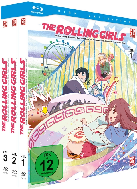 Rolling Girls - Gesamtausgabe - Bundle - Vol.1-4 - Blu-ray [ohne Schuber] - Kotomi Deai