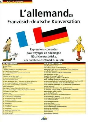 ALLEMAND -L- T 2 CONVERSATION -  PETIT GUIDE 92