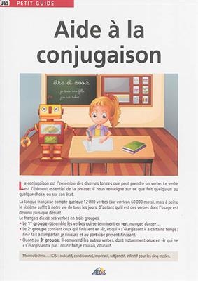 AIDE A LA CONJUGAISON -  PETIT GUIDE 365