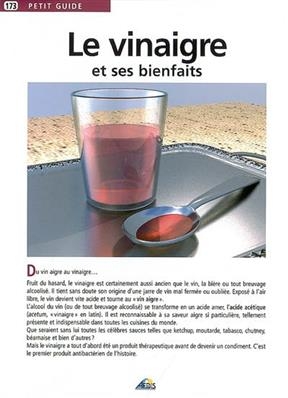 VINAIGRE ET SES BIENFAITS -LE- -  PETIT GUIDE 173