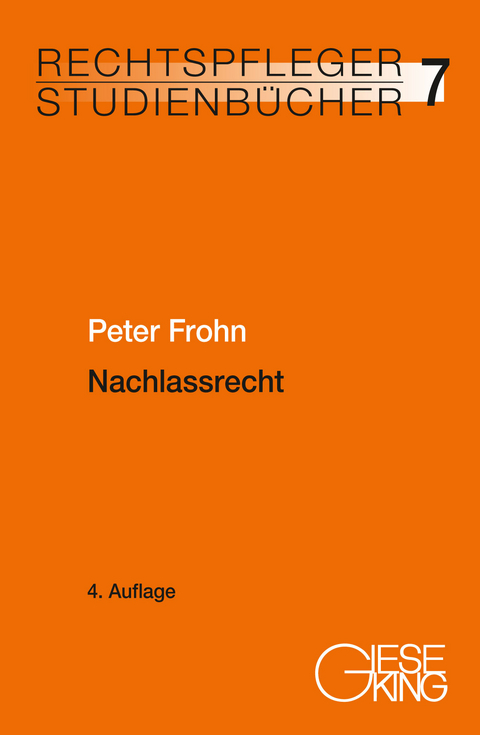 Nachlassrecht - Peter Frohn