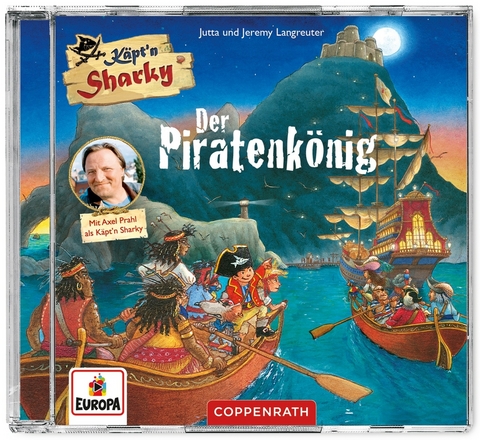 CD Hörspiel: Käpt'n Sharky - Der Piratenkönig - Jutta Langreuter, Jeremy Langreuter