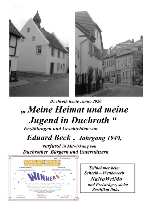 Beck,s Erzählungen ; Geschichten und Erzählungen von 1960 / Meine Heimat und Jugendzeit in Duchroth - Eduard Heinrich Beck