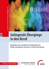 Gelingende Übergänge in den Beruf - Roland Stein, Hans-Walter Kranert, Philipp Hascher
