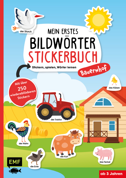 Mein erstes Bildwörter-Stickerbuch – Bauernhof
