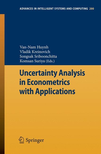 Uncertainty Analysis in Econometrics with Applications - 