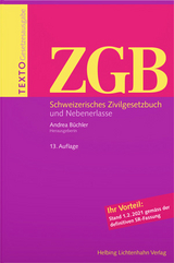 TEXTO ZGB - Büchler, Andrea
