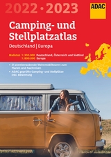 ADAC Camping- und Stellplatzatlas 2022/2023 Deutschland 1:300 000, Europa 1:800 000 - 