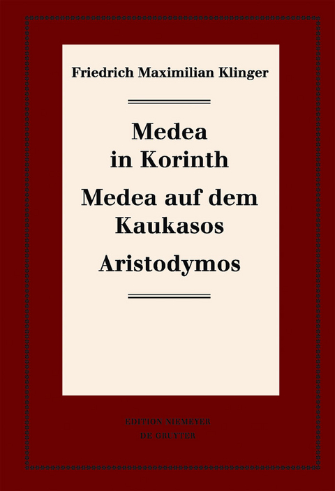 Medea in Korinth. Medea auf dem Kaukasos. Aristodymos - 