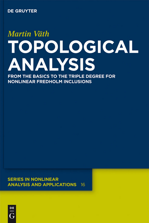 Topological Analysis -  Martin Väth
