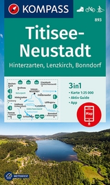 KOMPASS Wanderkarte 893 Titisee-Neustadt