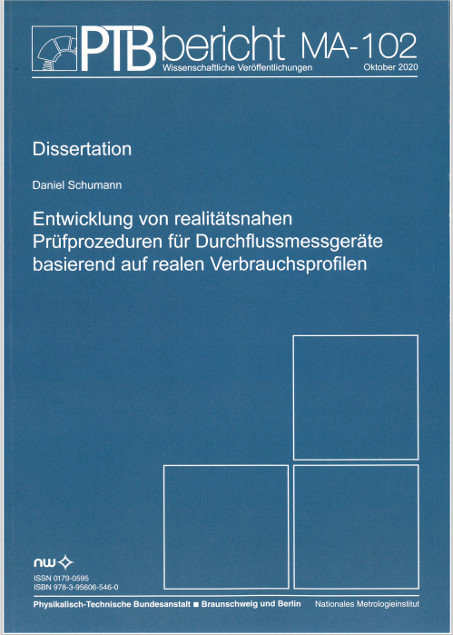 Entwicklung von realitätsnahen Prüfprozeduren für Durchflussmessgeräte basierend auf realen Verbrauchsprofilen - Daniel Schumann