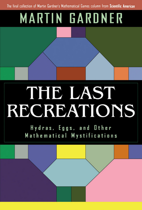 Last Recreations -  Martin Gardner