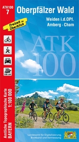 ATK100-7 Oberpfälzer Wald (Amtliche Topographische Karte 1:100000) - Landesamt für Digitalisierung, Breitband und Vermessung, Bayern; Landesamt für Digitalisierung, Breitband und Vermessung, Bayern