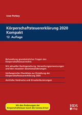Körperschaftsteuererklärung 2020 Kompakt - Uwe Perbey