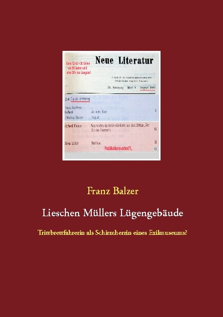 Lieschen Müllers Lügengebäude - Franz Balzer