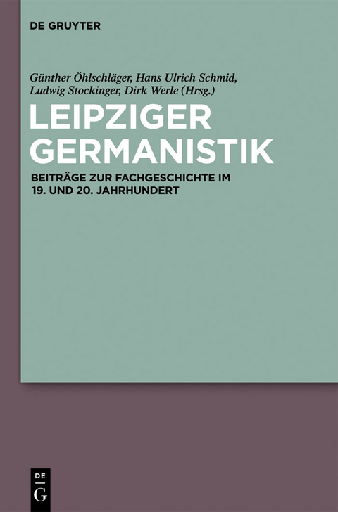 Leipziger Germanistik - 