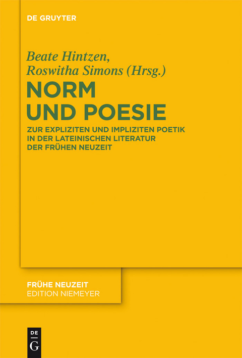 Norm und Poesie - 