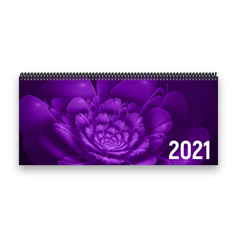 Tischkalender 2021 XL - 1 Woche - 2 Seiten