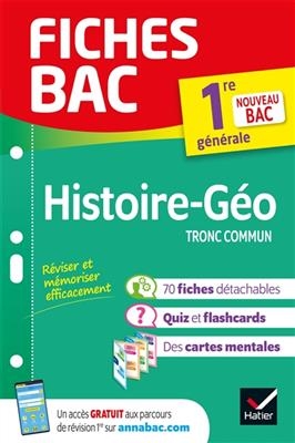 Histoire géographie tronc commun, 1re générale : nouveau bac - Christophe Clavel, Grégoire Gueilhers