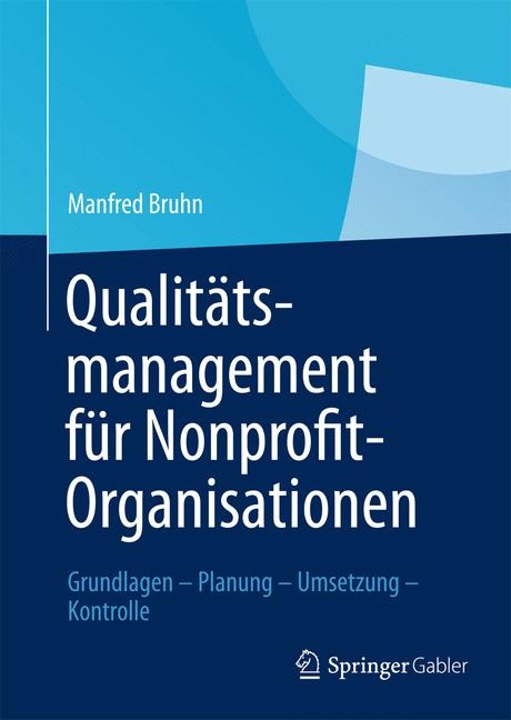 Qualitätsmanagement für Nonprofit-Organisationen - Manfred Bruhn