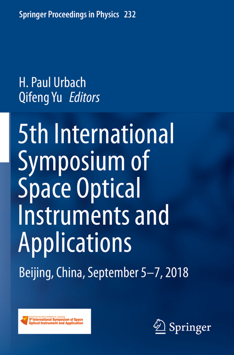 5th International Symposium of Space Optical Instruments and Applications - 