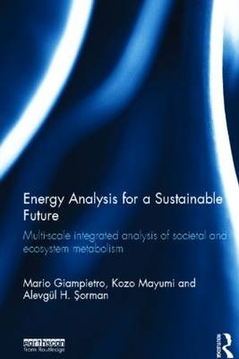 Energy Analysis for a Sustainable Future -  Mario Giampietro, Japan) Mayumi Kozo (University of Tokushima,  Alevgul Sorman