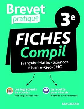 Fiches compil 3e : français, maths, sciences, histoire géo EMC -  COLLECTIF ED 2021