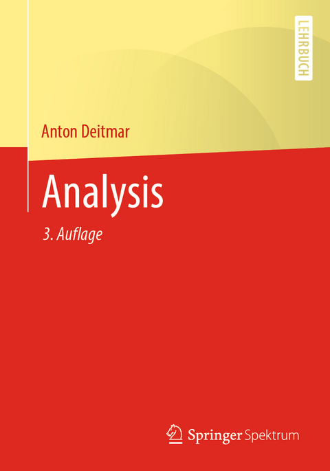 Analysis - Anton Deitmar
