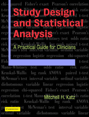 Study Design and Statistical Analysis -  Mitchell Katz