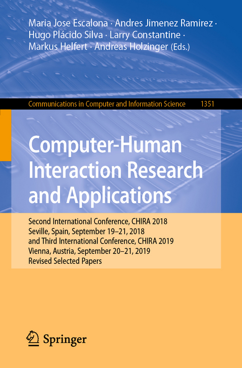 Computer-Human Interaction Research and Applications - 