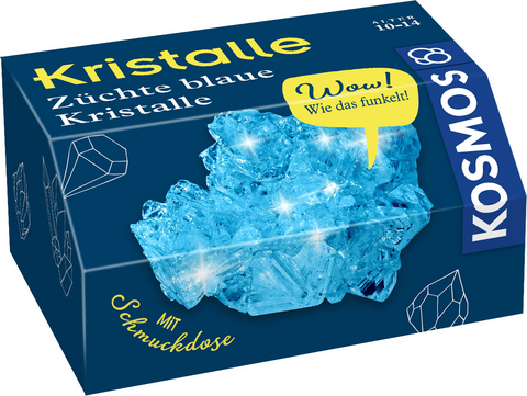 Blaue Kristalle selbst züchten