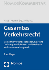Gesamtes Verkehrsrecht - Haus, Klaus-Ludwig; Krumm, Carsten; Quarch, Matthias