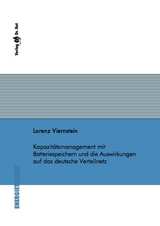 Kapazitätsmanagement mit Batteriespeichern und die Auswirkungen auf das deutsche Verteilnetz - Lorenz Viernstein