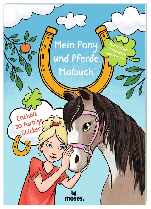 Mein Pony und Pferde Malbuch