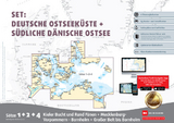 Sportbootkarten Satz 1, 2 und 4 - Set: Deutsche Ostsee und Südliche Dänische Ostsee (Ausgabe 2021) - 