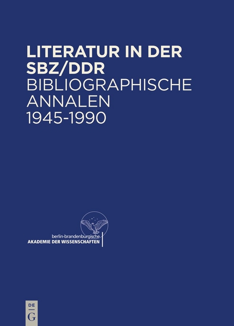 Literatur in der SBZ/DDR - 