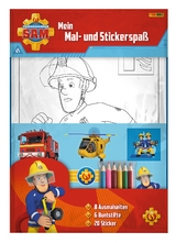 Feuerwehrmann Sam: Mein Mal- und Stickerspaß -  Panini