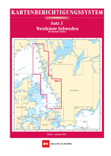Berichtigung Sportbootkarten Satz 3: Westküste Schweden (Ausgabe 2021) - 