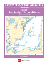 Berichtigung Sportbootkarten Satz 14: Götakanal mit Vänern und Vättern (Ausgabe 2021) - 