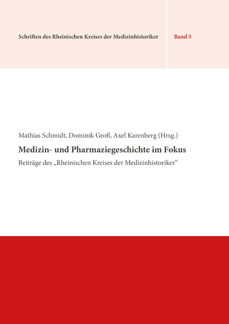 Medizin- und Pharmaziegeschichte im Fokus - 