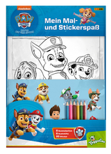 PAW Patrol: Mein Mal- und Stickerspaß -  Panini