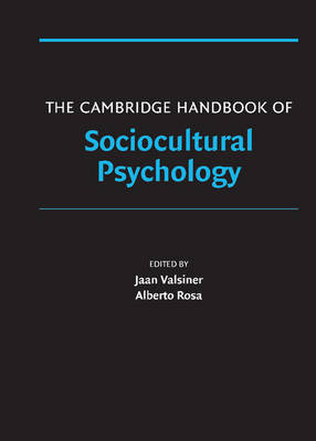 Cambridge Handbook of Sociocultural Psychology - 